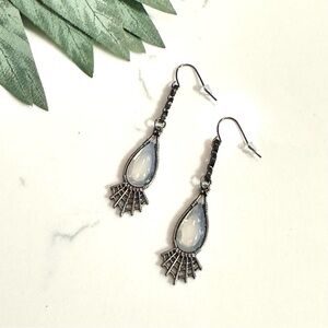 2/$30🌵 Crystal Spiderwebs Earrings Gothic Long Goth Halloween Spider Punk NEW